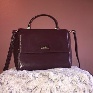 Kate Spade Bixby Place Brynlee mulled wine color